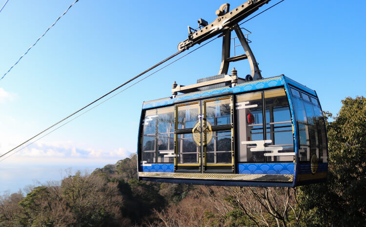 日本平と久能山東照宮を結ぶ空中散歩